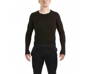 Isoler mesh men's long sleeve baselayer - black - medium / - large